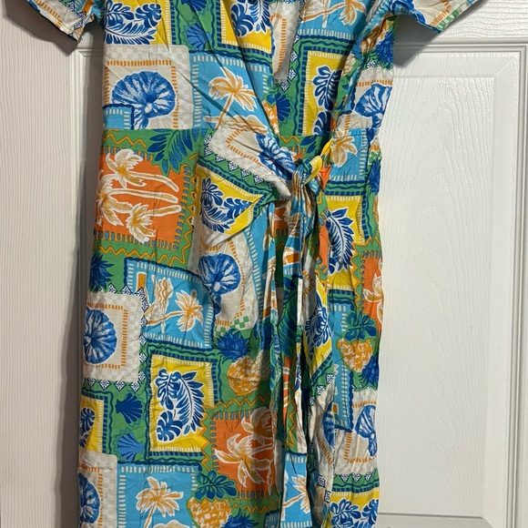 Fashion Nova Multicolor Tropical Print Travel Dress - Picture 6 of 7